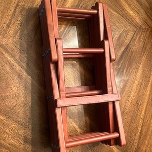 PB terracotta leather wine holder